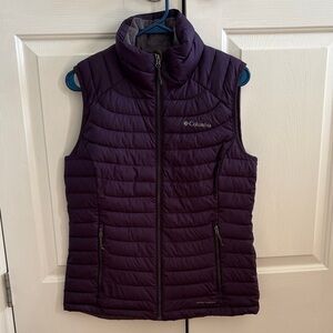Columbia Women's Dark Purple Quilted Vest